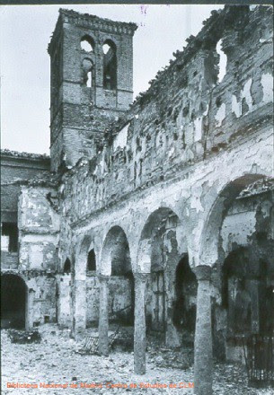Iglesia de la Magdalena en la Guerra Civil. Toledo.