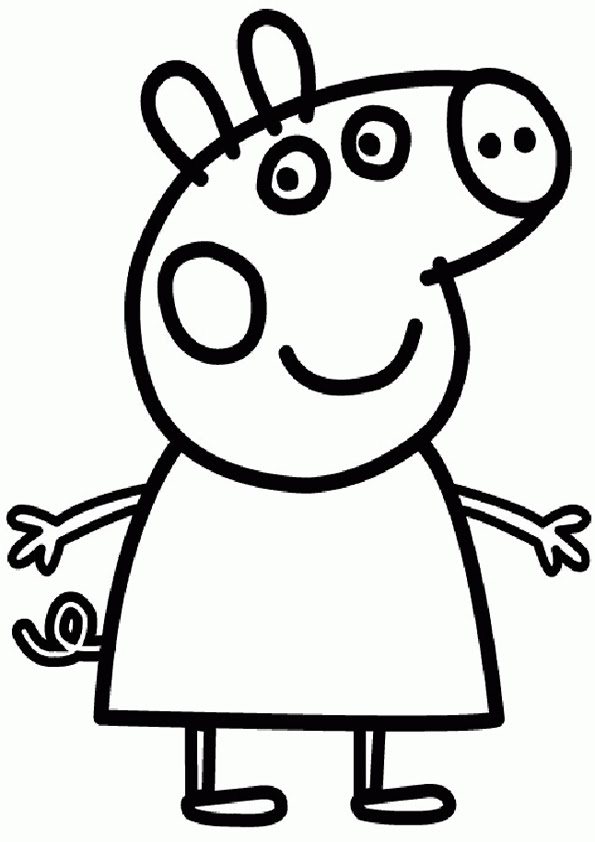 Stories: Ice Cream Happy Birthday Peppa Pig Coloring Pages
