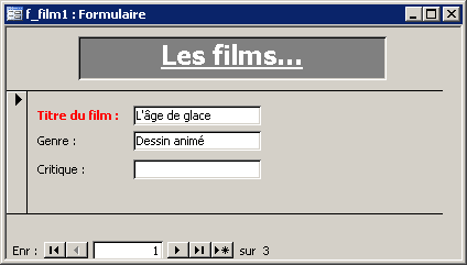 Access Exemple De Base De Données  Le Meilleur Exemple
