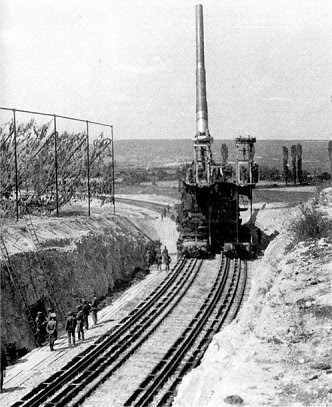 Cañón ferroviario Dora Schwerer Gustav railway gun Sebastopol