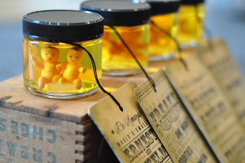 Halloween Invitation babies in jars