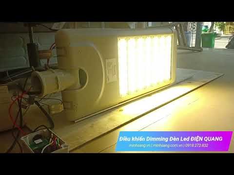 Sử dụng tủ điện Smart City của MINH SÁNG điều khiển Dimming cho Đèn LED ĐIỆN QUANG