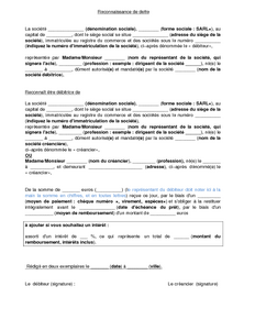 Exemples de documents Forme quittance de loyer