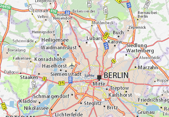 Karte Berlin Reinickendorf | Karte Berlin