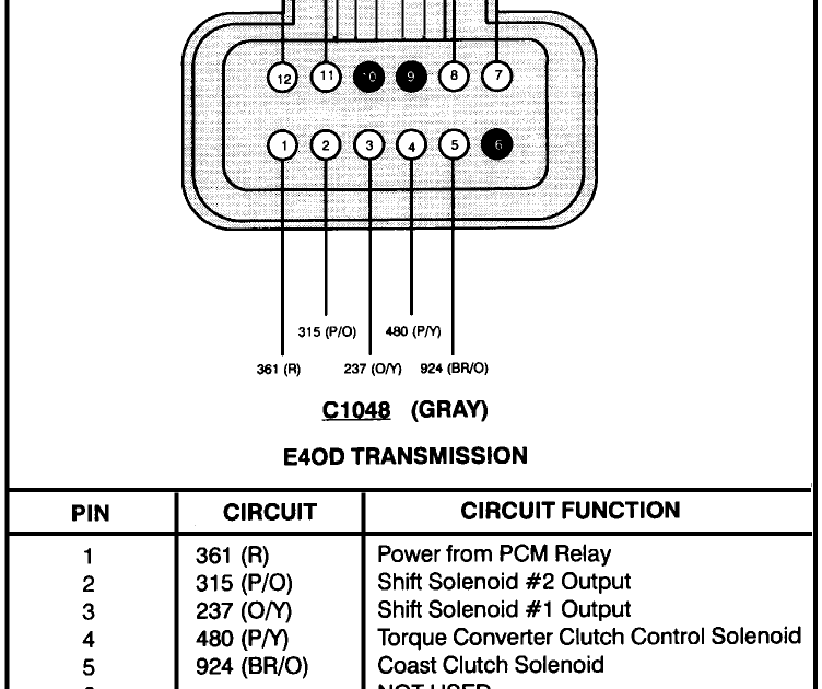 bmwwiringdiagram: 1997 F 250 Sd Transmission Wiring Harnes Diagram