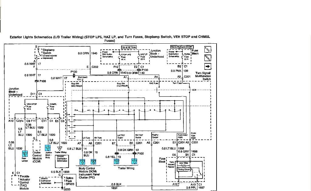 Chevy Trailer Wiring Diagram : Chevy Silverado Wiring Harness Diagram