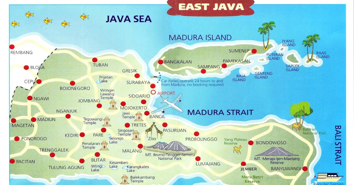  Java Island Map  Western Java  Travel guide at 
