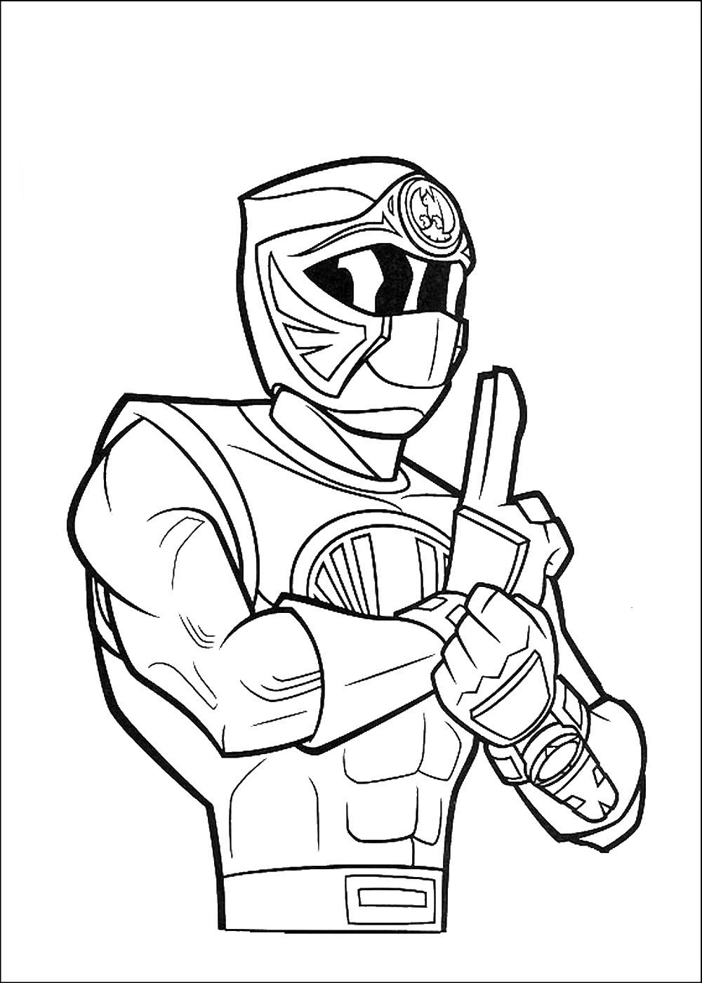 Kumpulan Sketsa Gambar Power Ranger Untuk Diwarnai