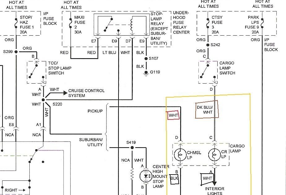 2005 Chevy Silverado Tail Light Wiring Diagram