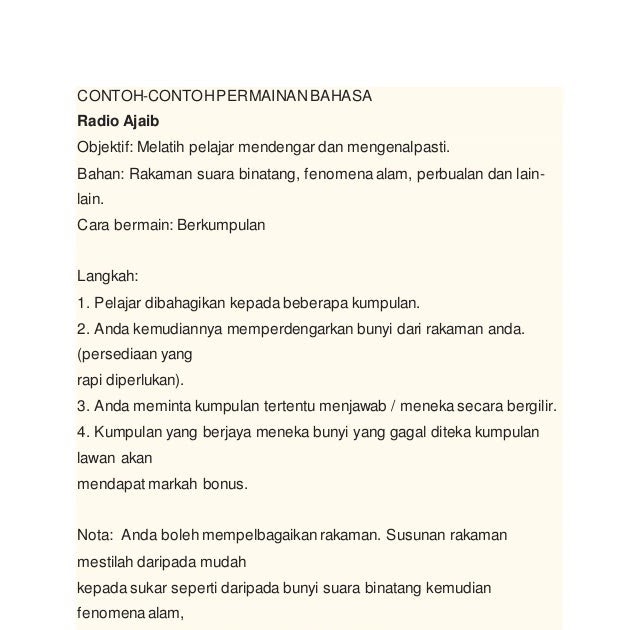 Contoh Soalan Objektif Bahasa Melayu Tingkatan 1 - Contoh Top