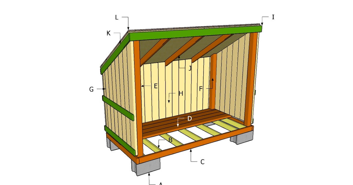 Storage build: Building plans for a 6x8 shed