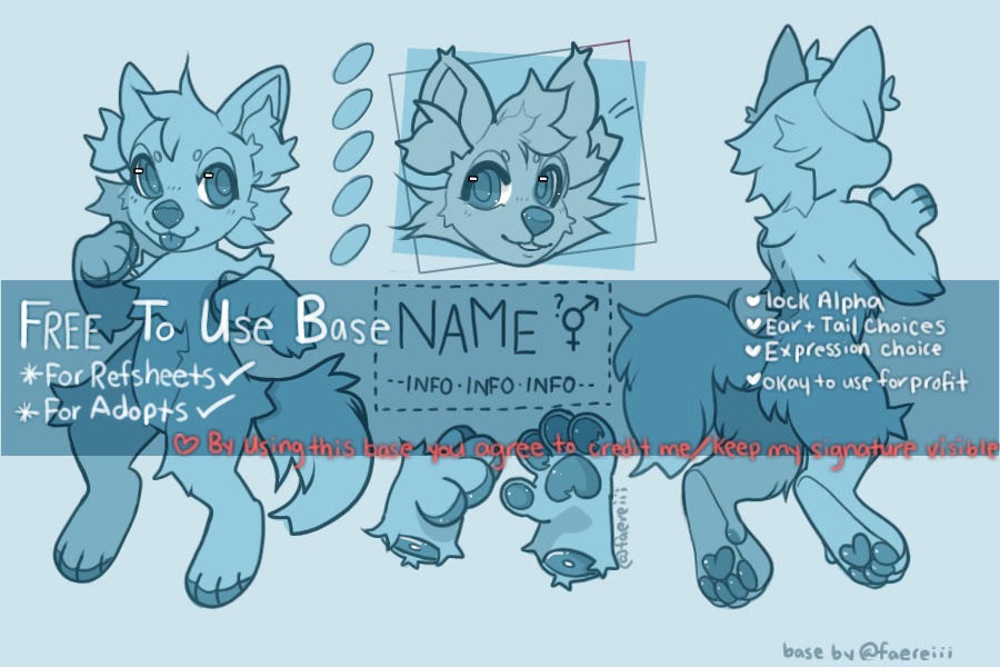 Reference Sheet Free To Use Furry Base - Huevo Wallpaper