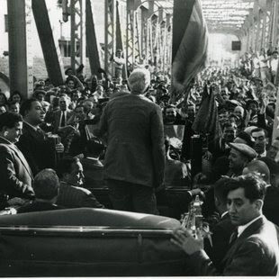 Francesc Macià en una visita oficial a les Terres de l'Ebre Foto: ANC / FONS MACIÀ.