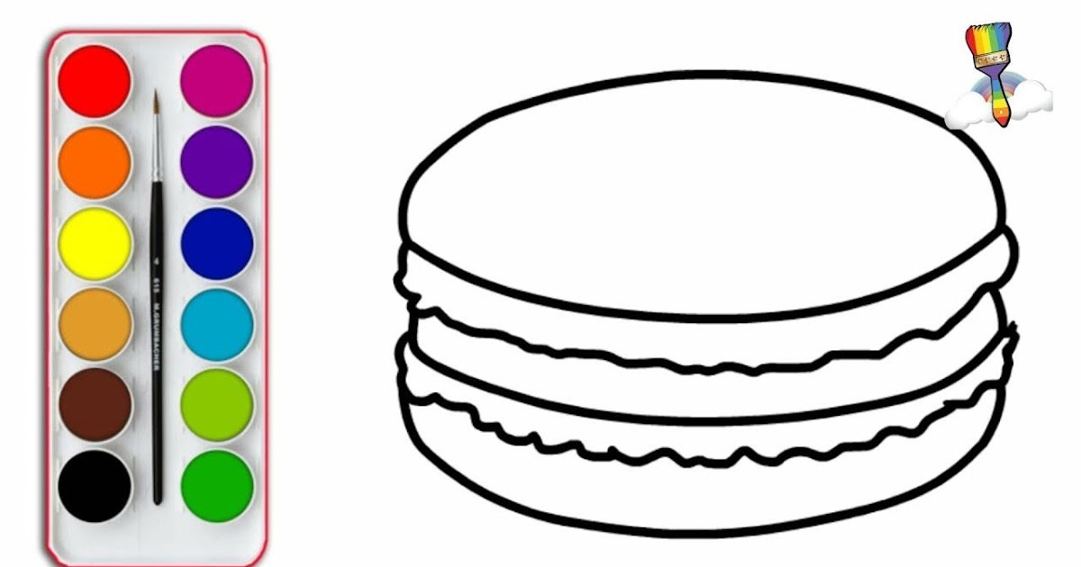 Free Download Macaron Coloring Pages