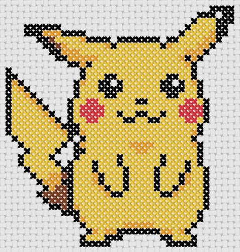 Free Anime Cross Stitch Patterns To Print : Anime Cross Stitch Pattern