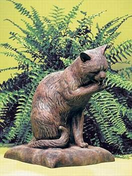 what are resin statues made of