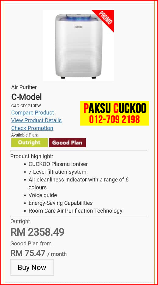 register harga sewa beli pasang penapis udara cuckoo johor johor bahru c model vs penapis udara coway cuckoo air purifier terbaik