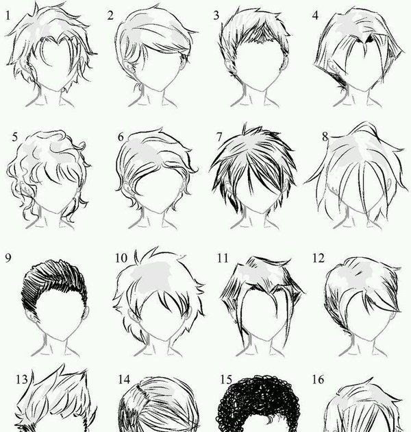 Anime Hairstyles Male Easy / Easy Steps To Creating Chibi Characters ...