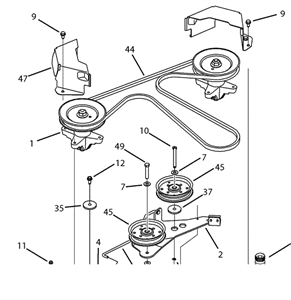 Wiring Diagram Database: Huskee Lt4200 Deck Belt Diagram