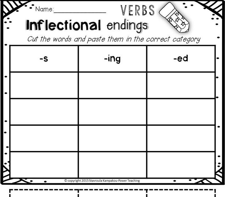 Inflectional Endings Worksheets 2nd Grade - Aretha Web