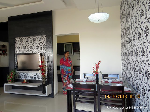 Dining - Visit 2 BHK Show Flat of Vastushodh Projects' UrbanGram Kolhapur, Township of 438 Units of 1 BHK 2 BHK Flats, behind S. P. Office, near Dream World Water Park, Kolhapur 416003 Maharashtra, India