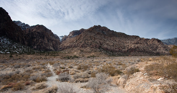 Afternoon & morning in Red Rock Canyon