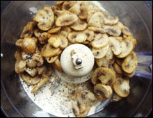 Terrine de champignons au vin blanc entree noel vegan vegetalien