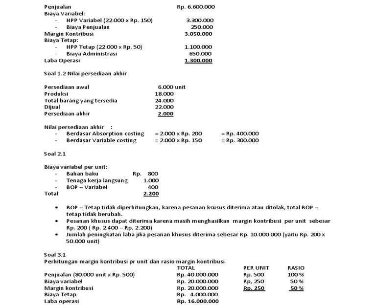 Contoh Soal Dan Pembahasan Matematika Keuangan