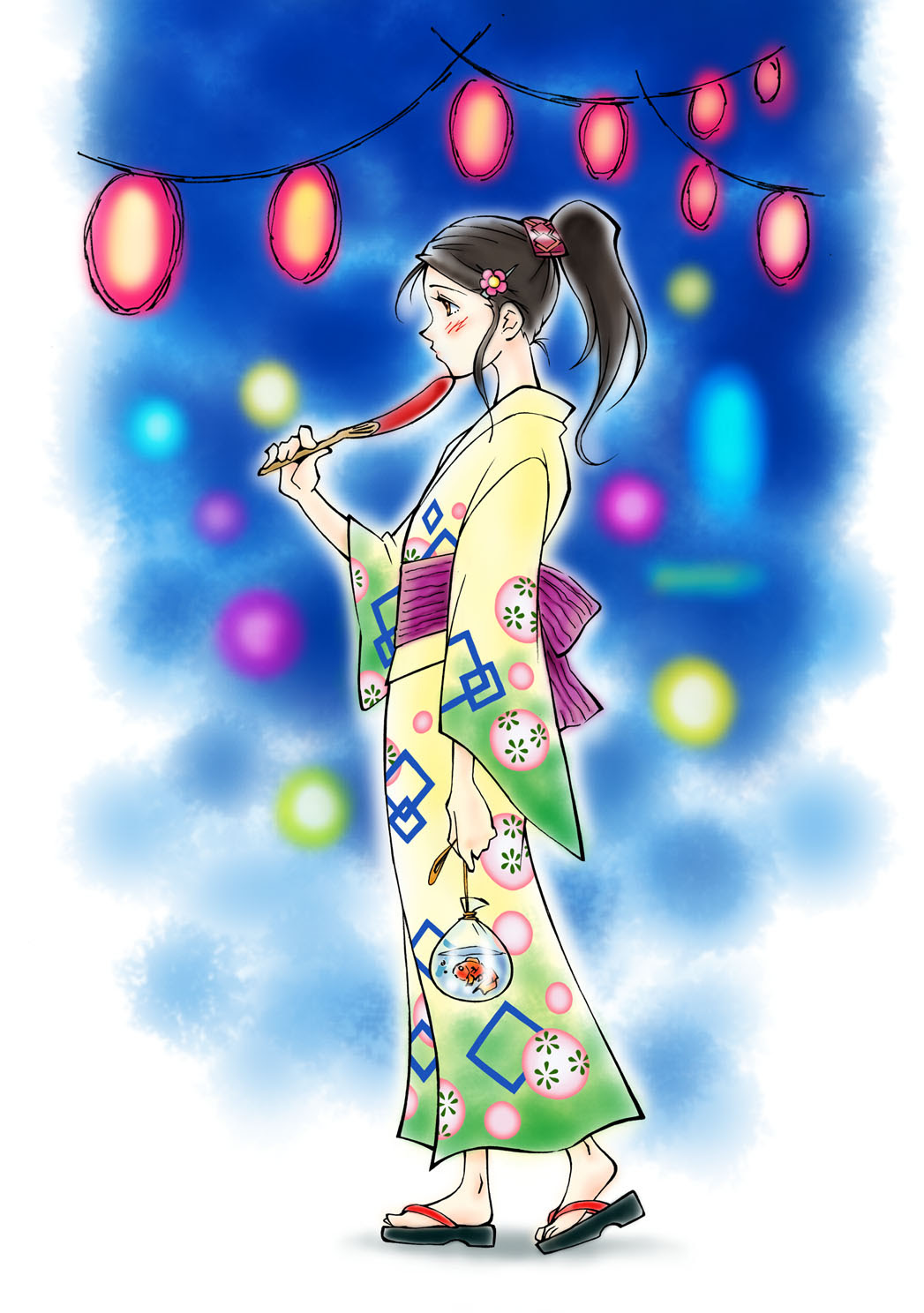 美しい花の画像 綺麗な七夕 祭り イラスト