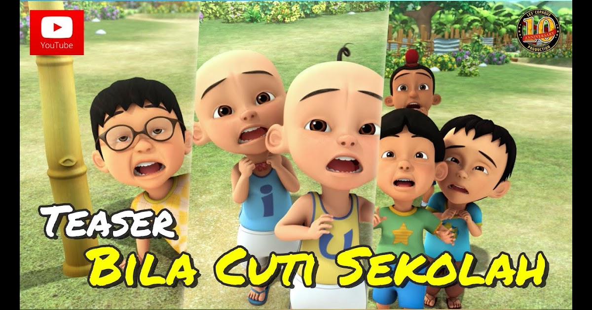 Gambar Sketsa Upin Ipin Lucu - Contoh Sketsa Gambar