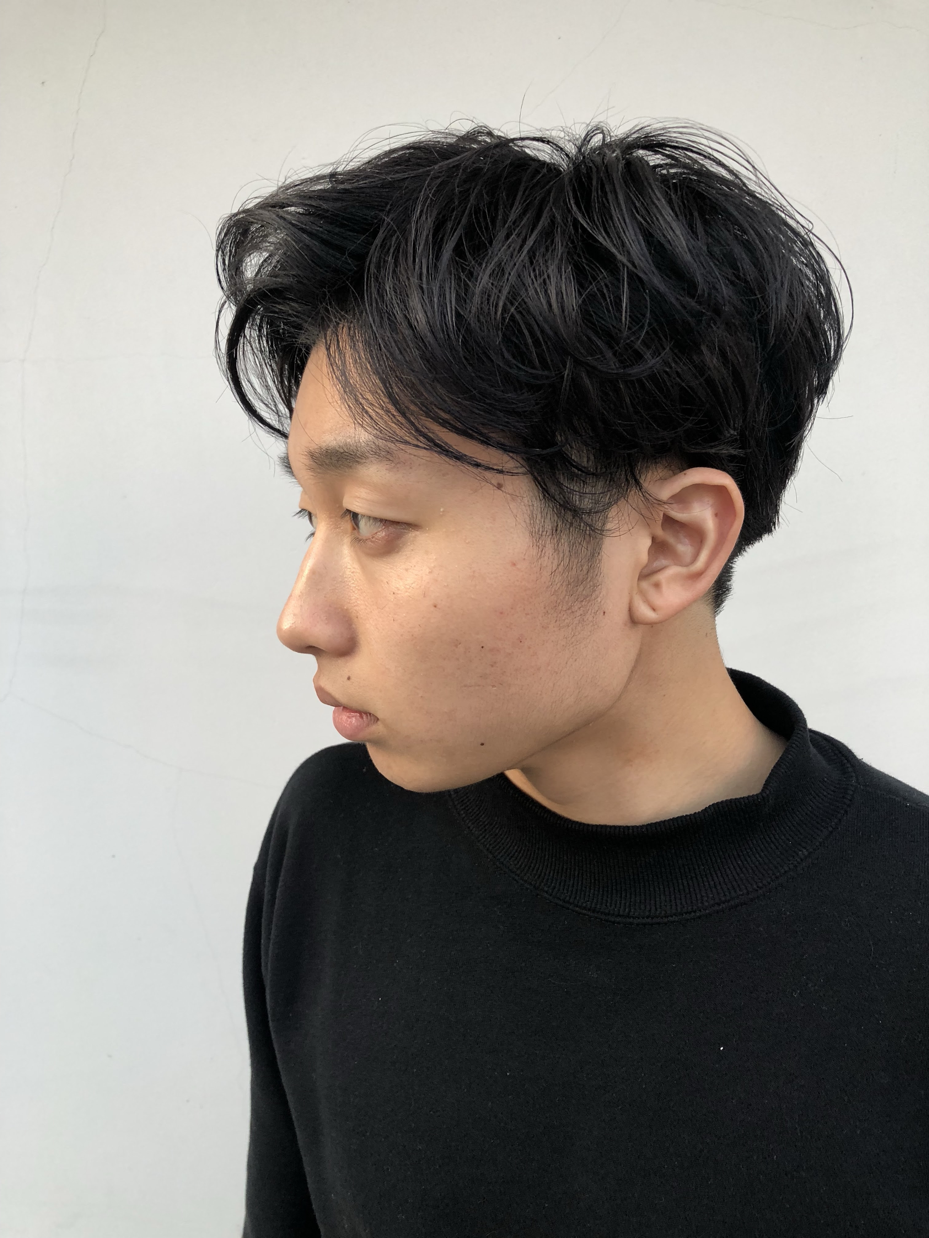 髪型 ベストメンズ くせ毛 前髪