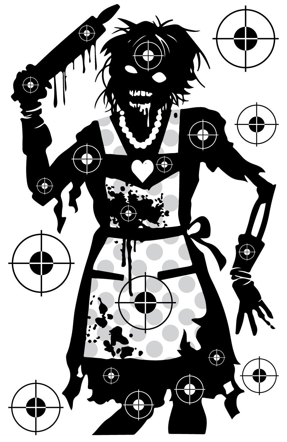 printable-shooting-targets-zombie-calendar-june