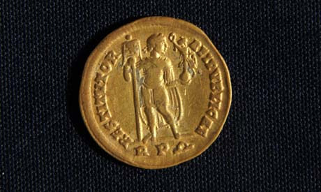 one of the coins discovered one of the coins discovered