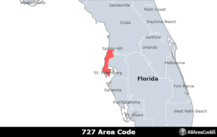 26 Map Of Florida Area Codes - Maps Online For You
