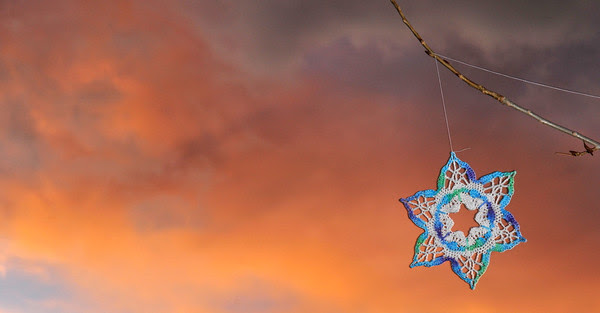 I love sunrises and sunsets. I love vibrant colors. And I love snowflakes. things I love