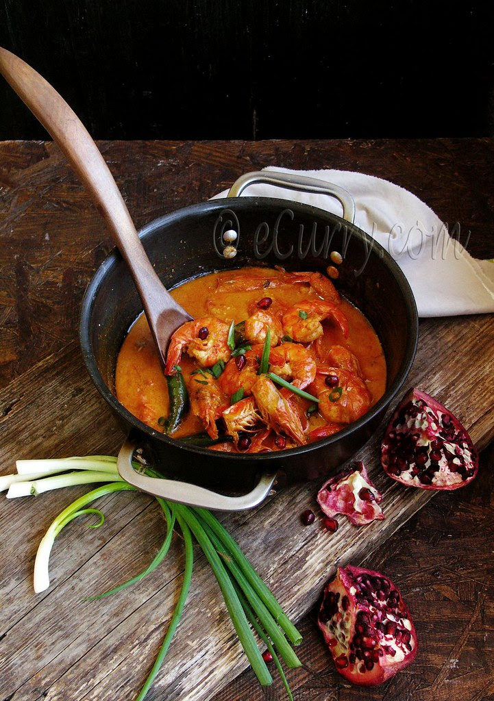 Shrimp with Pomegranate and Coconut Milk 8