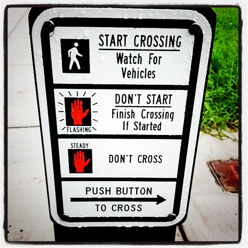 Push Button to Cross by stevegarfield