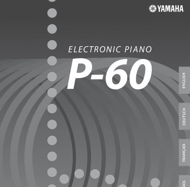 Yamaha P 60 Manual