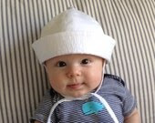 Sailor Baby Hat--Nautical Hat- Baby Gift--Beach Hat - MemeFleury Sailor Baby Hat--Nautical Hat- Baby Gift--Beach Hat - MemeFleury