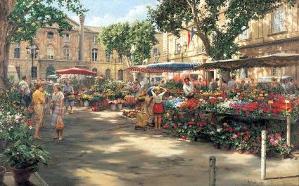 small_Flower Market, Aix-en-Provence small_Flower Market, Aix-en-Provence