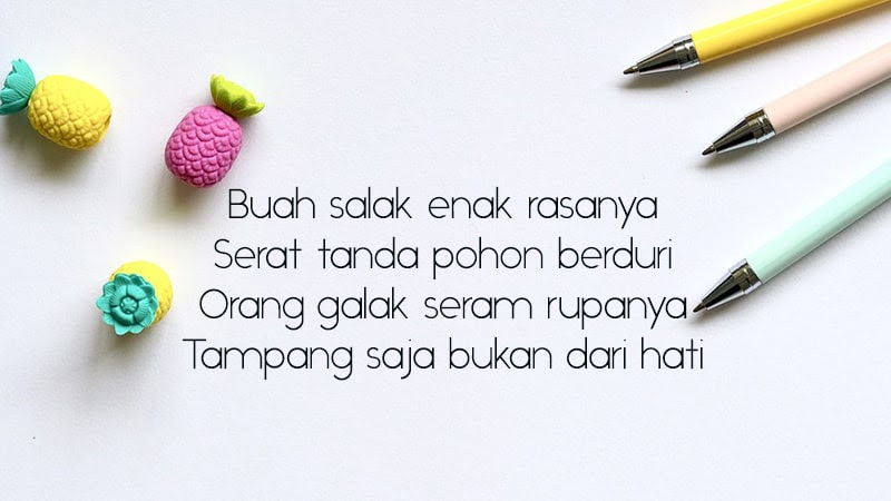 Dapatkan Gambar 6 Contoh Pantun Nasehat Beserta Penjelasan Dan Maknanya Terkeren by www.cikimm.com