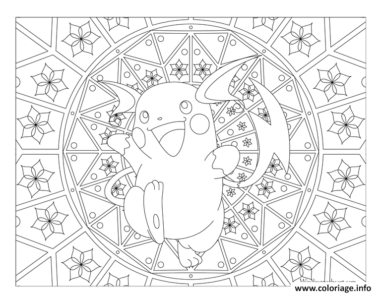 97 [TUTORIAL] PIKACHU MANDALA COLORING PAGES WITH VIDEO and WORKSHEETS PRINTABLE DOWNLOAD