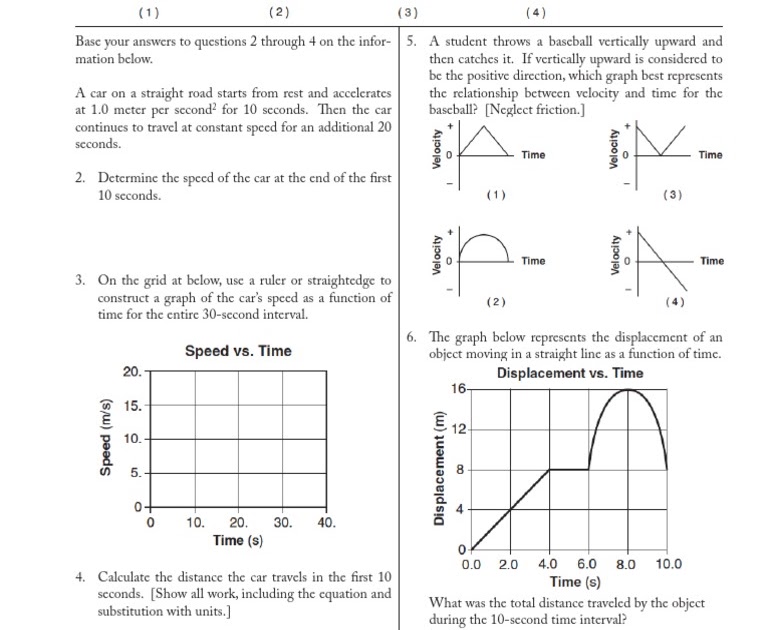 35 Motion Graphs Physics Worksheet Answers - Free Worksheet Spreadsheet