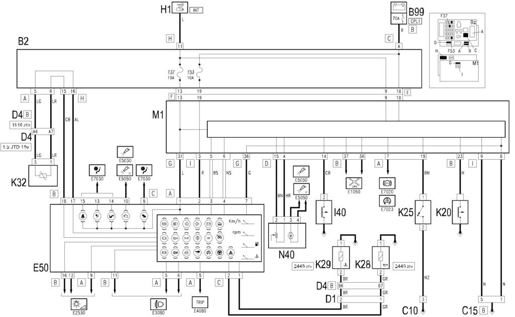Fiat Stilo Wiring Diagram - Wiring Diagram & Schemas