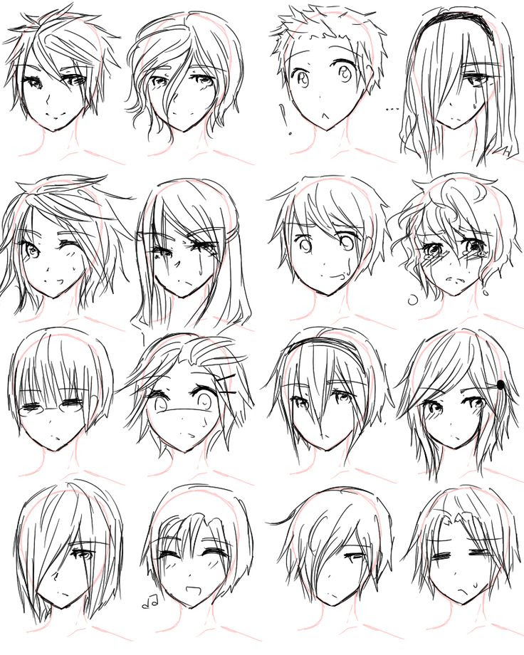 Anime Boy Hairstyle Drawing Hair Styles Andrew