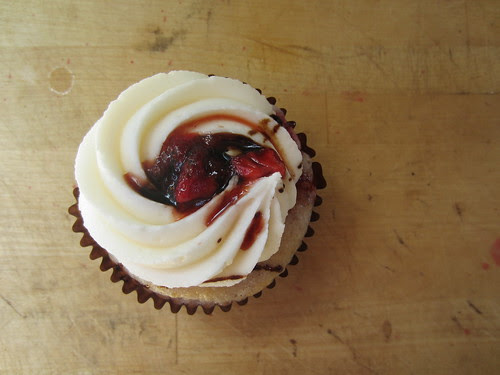 Strawberry Balsamic Cupcake