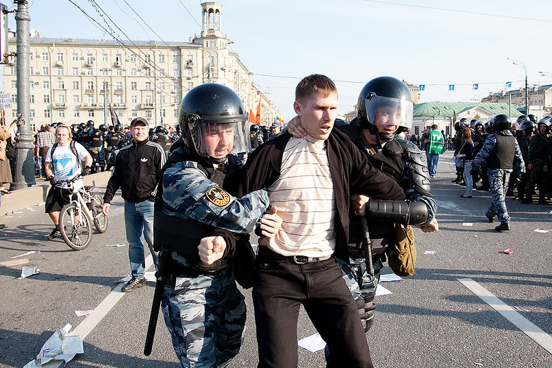 Задержание на Марше миллионов 6 мая 2012