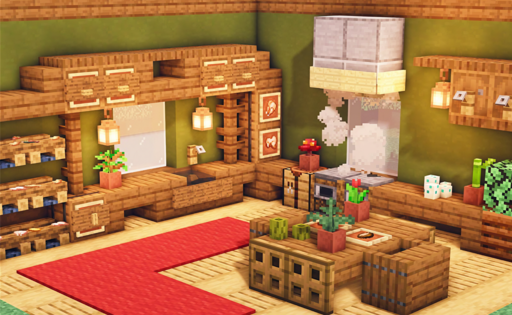 Minecraft Kitchen Ideas Survival : ICYMI: minecraft inside house design