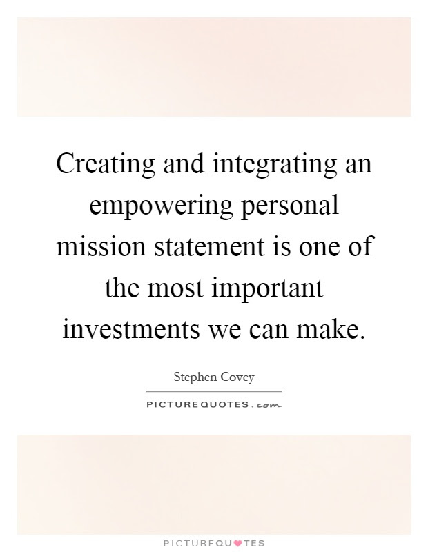 Why Is A Mission Statement Important - love quotes