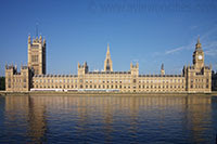 Les Chambres du Parlement à Londres